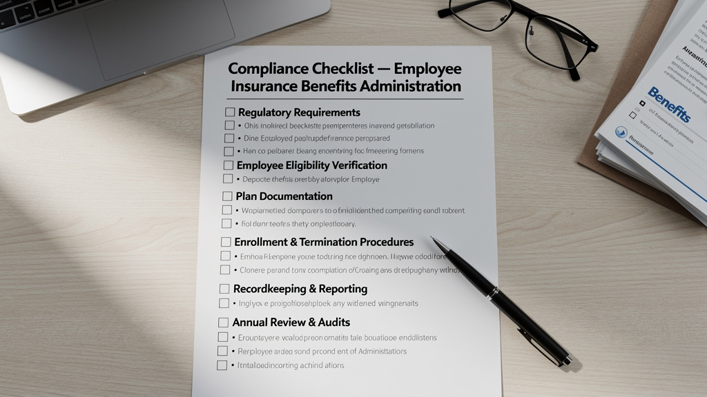 Compliance Checklist for Employee Insurance Benefits Administrators