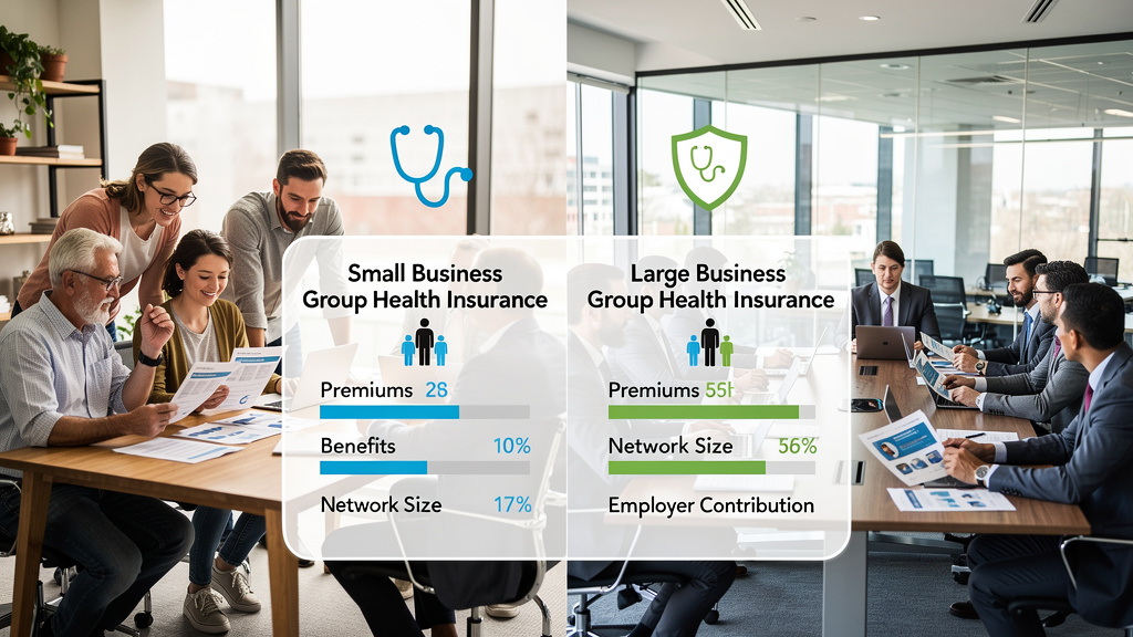 Comparing Group Health Insurance Options for Small and Large Businesses