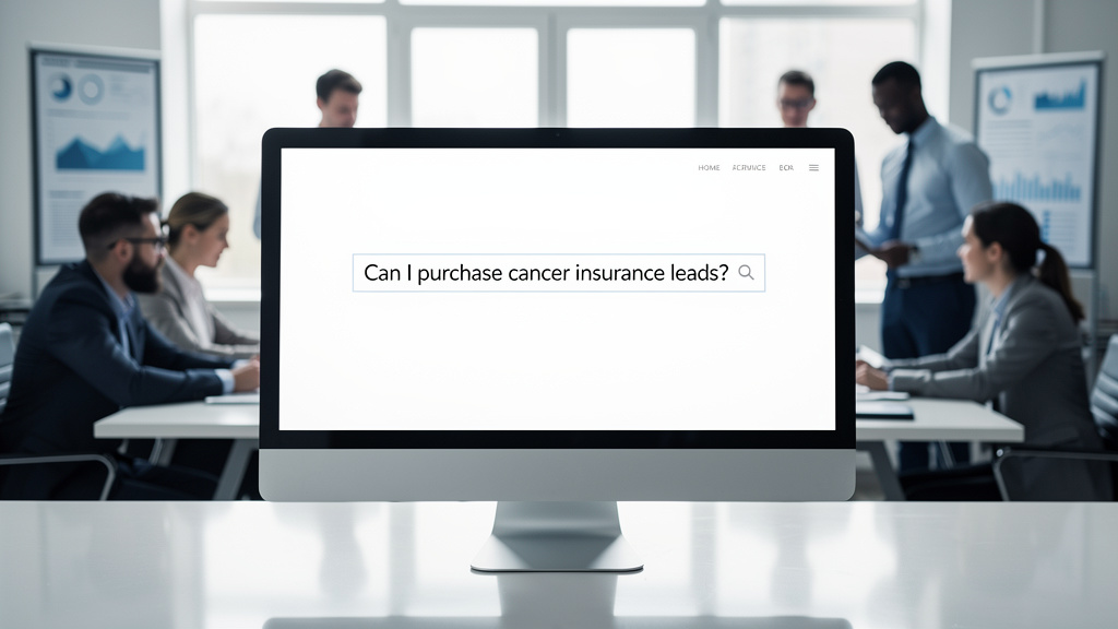 Can I purchase cancer insurance leads